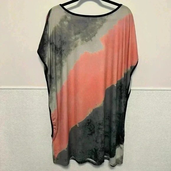 Women's Venus Top XL Coral Gray Tunic - Picture 4 of 12